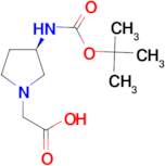 ((R)-3-tert-Butoxycarbonylamino-pyrrolidin-1-yl)-acetic acid