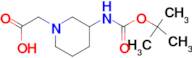 (3-tert-Butoxycarbonylamino-piperidin-1-yl)-acetic acid