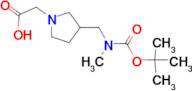 {3-[(tert-Butoxycarbonyl-methyl-amino)-methyl]-pyrrolidin-1-yl}-acetic acid