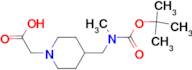 {4-[(tert-Butoxycarbonyl-methyl-amino)-methyl]-piperidin-1-yl}-acetic acid