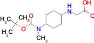 [4-(tert-Butoxycarbonyl-methyl-amino)-cyclohexylamino]-acetic acid