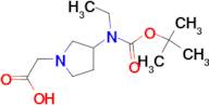 [3-(tert-Butoxycarbonyl-ethyl-amino)-pyrrolidin-1-yl]-acetic acid