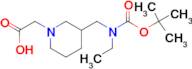 {3-[(tert-Butoxycarbonyl-ethyl-amino)-methyl]-piperidin-1-yl}-acetic acid