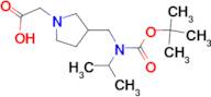 {3-[(tert-Butoxycarbonyl-isopropyl-amino)-methyl]-pyrrolidin-1-yl}-acetic acid