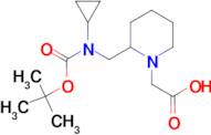 {2-[(tert-Butoxycarbonyl-cyclopropyl-amino)-methyl]-piperidin-1-yl}-acetic acid