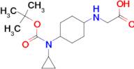 [4-(tert-Butoxycarbonyl-cyclopropyl-amino)-cyclohexylamino]-acetic acid