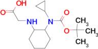 [2-(tert-Butoxycarbonyl-cyclopropyl-amino)-cyclohexylamino]-acetic acid