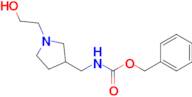 [1-(2-Hydroxy-ethyl)-pyrrolidin-3-ylmethyl]-carbamic acid benzyl ester