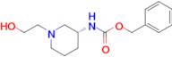 [(R)-1-(2-Hydroxy-ethyl)-piperidin-3-yl]-carbamic acid benzyl ester