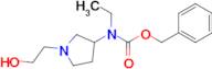 Ethyl-[1-(2-hydroxy-ethyl)-pyrrolidin-3-yl]-carbamic acid benzyl ester