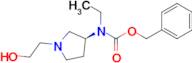 Ethyl-[(S)-1-(2-hydroxy-ethyl)-pyrrolidin-3-yl]-carbamic acid benzyl ester