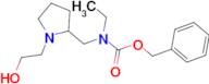 Ethyl-[1-(2-hydroxy-ethyl)-pyrrolidin-2-ylmethyl]-carbamic acid benzyl ester