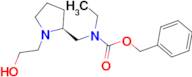 Ethyl-[(S)-1-(2-hydroxy-ethyl)-pyrrolidin-2-ylmethyl]-carbamic acid benzyl ester