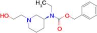 Ethyl-[(S)-1-(2-hydroxy-ethyl)-piperidin-3-yl]-carbamic acid benzyl ester