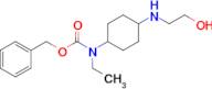 Ethyl-[4-(2-hydroxy-ethylamino)-cyclohexyl]-carbamic acid benzyl ester