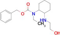 Ethyl-[2-(2-hydroxy-ethylamino)-cyclohexyl]-carbamic acid benzyl ester