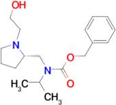 [(S)-1-(2-Hydroxy-ethyl)-pyrrolidin-2-ylmethyl]-isopropyl-carbamic acid benzyl ester