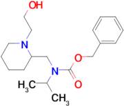 [1-(2-Hydroxy-ethyl)-piperidin-2-ylmethyl]-isopropyl-carbamic acid benzyl ester