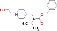 [1-(2-Hydroxy-ethyl)-piperidin-4-ylmethyl]-isopropyl-carbamic acid benzyl ester