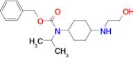 [4-(2-Hydroxy-ethylamino)-cyclohexyl]-isopropyl-carbamic acid benzyl ester