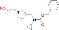 Cyclopropyl-[1-(2-hydroxy-ethyl)-pyrrolidin-3-ylmethyl]-carbamic acid benzyl ester