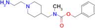 [1-(2-Amino-ethyl)-piperidin-4-ylmethyl]-methyl-carbamic acid benzyl ester