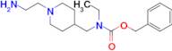 [1-(2-Amino-ethyl)-piperidin-4-ylmethyl]-ethyl-carbamic acid benzyl ester