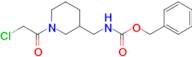 [1-(2-Chloro-acetyl)-piperidin-3-ylmethyl]-carbamic acid benzyl ester