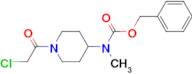 [1-(2-Chloro-acetyl)-piperidin-4-yl]-methyl-carbamic acid benzyl ester