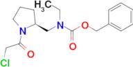 [(S)-1-(2-Chloro-acetyl)-pyrrolidin-2-ylmethyl]-ethyl-carbamic acid benzyl ester