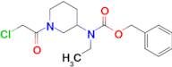 [1-(2-Chloro-acetyl)-piperidin-3-yl]-ethyl-carbamic acid benzyl ester