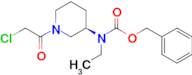 [(R)-1-(2-Chloro-acetyl)-piperidin-3-yl]-ethyl-carbamic acid benzyl ester