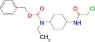 [4-(2-Chloro-acetylamino)-cyclohexyl]-ethyl-carbamic acid benzyl ester