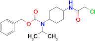 [4-(2-Chloro-acetylamino)-cyclohexyl]-isopropyl-carbamic acid benzyl ester