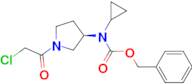 [(R)-1-(2-Chloro-acetyl)-pyrrolidin-3-yl]-cyclopropyl-carbamic acid benzyl ester