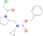 [1-(2-Chloro-acetyl)-pyrrolidin-2-ylmethyl]-cyclopropyl-carbamic acid benzyl ester