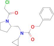 [(S)-1-(2-Chloro-acetyl)-pyrrolidin-2-ylmethyl]-cyclopropyl-carbamic acid benzyl ester