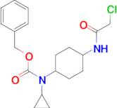 [4-(2-Chloro-acetylamino)-cyclohexyl]-cyclopropyl-carbamic acid benzyl ester