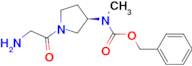 [(R)-1-(2-Amino-acetyl)-pyrrolidin-3-yl]-methyl-carbamic acid benzyl ester