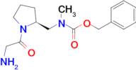 [(S)-1-(2-Amino-acetyl)-pyrrolidin-2-ylmethyl]-methyl-carbamic acid benzyl ester