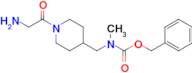 [1-(2-Amino-acetyl)-piperidin-4-ylmethyl]-methyl-carbamic acid benzyl ester