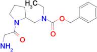 [1-(2-Amino-acetyl)-pyrrolidin-2-ylmethyl]-ethyl-carbamic acid benzyl ester