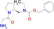 [(S)-1-(2-Amino-acetyl)-pyrrolidin-2-ylmethyl]-ethyl-carbamic acid benzyl ester