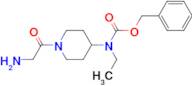 [1-(2-Amino-acetyl)-piperidin-4-yl]-ethyl-carbamic acid benzyl ester