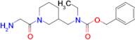 [1-(2-Amino-acetyl)-piperidin-3-ylmethyl]-ethyl-carbamic acid benzyl ester