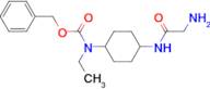 [4-(2-Amino-acetylamino)-cyclohexyl]-ethyl-carbamic acid benzyl ester