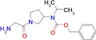 [1-(2-Amino-acetyl)-pyrrolidin-3-yl]-isopropyl-carbamic acid benzyl ester