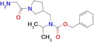 [1-(2-Amino-acetyl)-pyrrolidin-3-ylmethyl]-isopropyl-carbamic acid benzyl ester