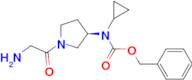[(R)-1-(2-Amino-acetyl)-pyrrolidin-3-yl]-cyclopropyl-carbamic acid benzyl ester