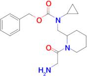 [1-(2-Amino-acetyl)-piperidin-2-ylmethyl]-cyclopropyl-carbamic acid benzyl ester